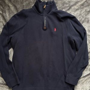 Ralph Lauren Polo Blue Quarter Zip Shirt XL